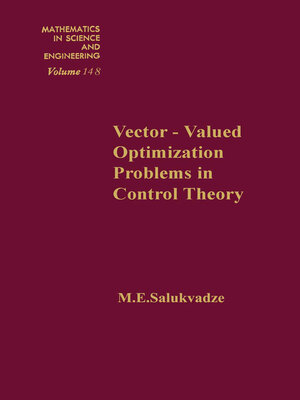 cover image of Vector-Valued Optimization Problems in Control Theory